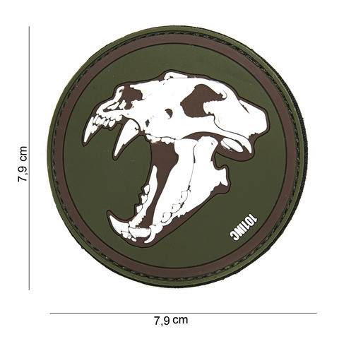 EMBLEEM 3D PVC SABERTOOTH TIGER
