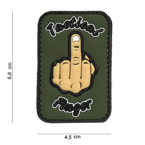 EMBLEEM 3D PVC TACTICAL  FINGER