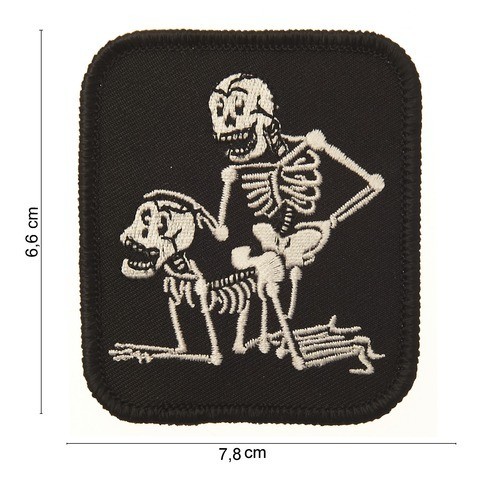EMBLEEM STOF SKELETTEN