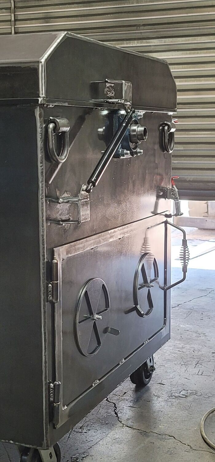 DIRECT HEAT COOKER with 180 degree Clamp Grate