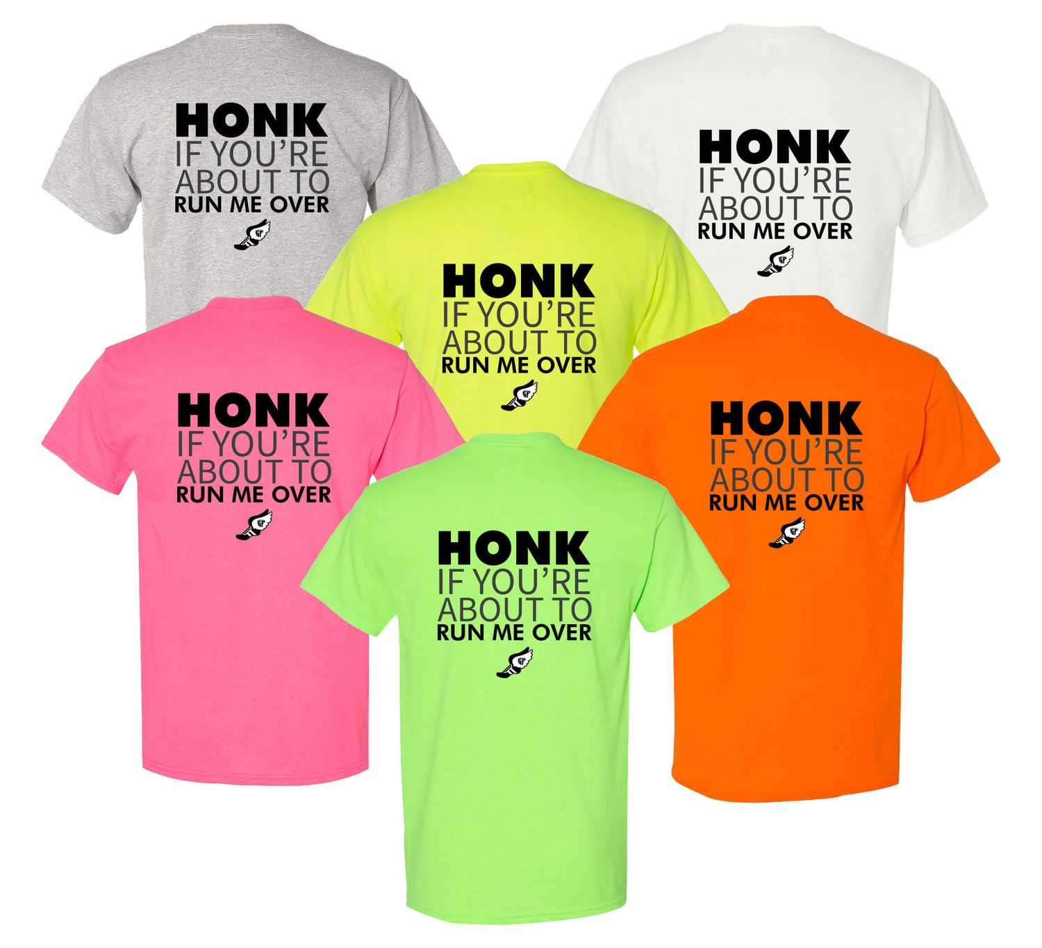Honk If You&#39;re About To Run Me Over Humor Running Performance Gym Fitness Shirt