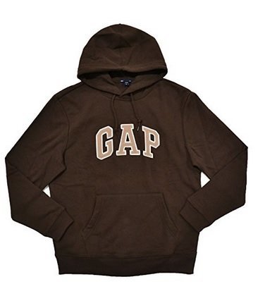 arch logo fleece hoodie