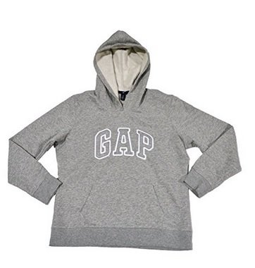 arch logo fleece hoodie