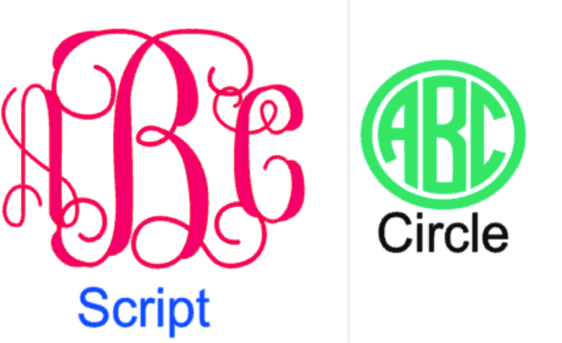 Vinyl Monogram