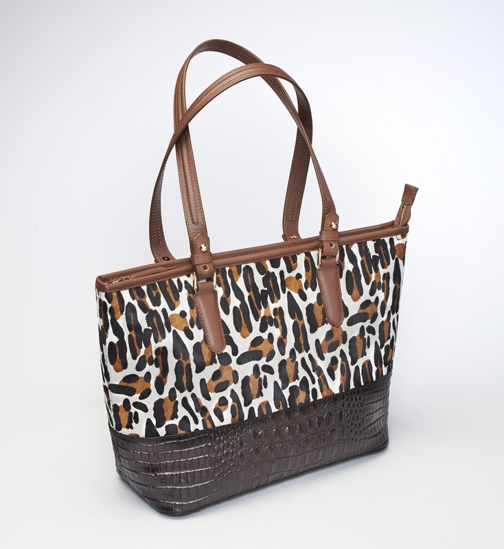 GTM-0024 Leopard Print Shoulder Tote