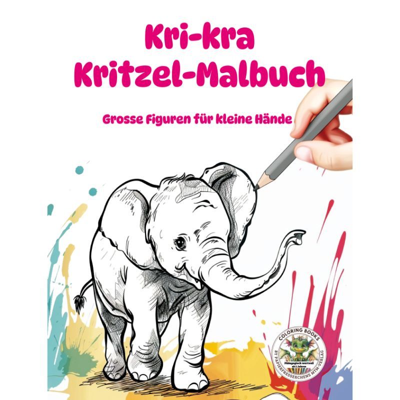 Kri-kra Kritzel-Malbuch - Große Bilder für kleine Hände