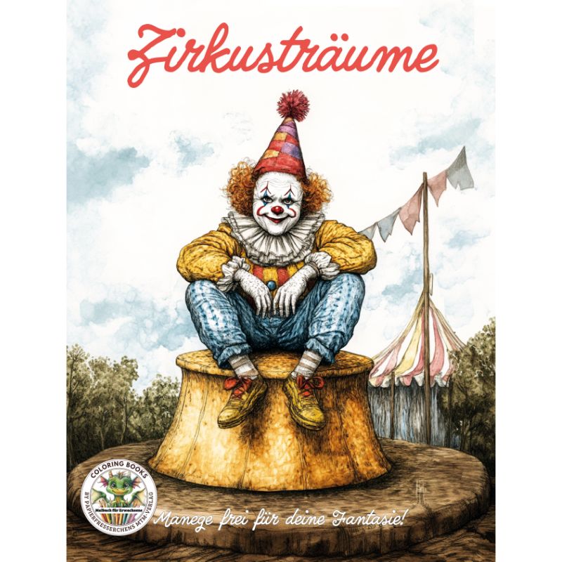 Zirkusträume - Malbuch für Erwachsene