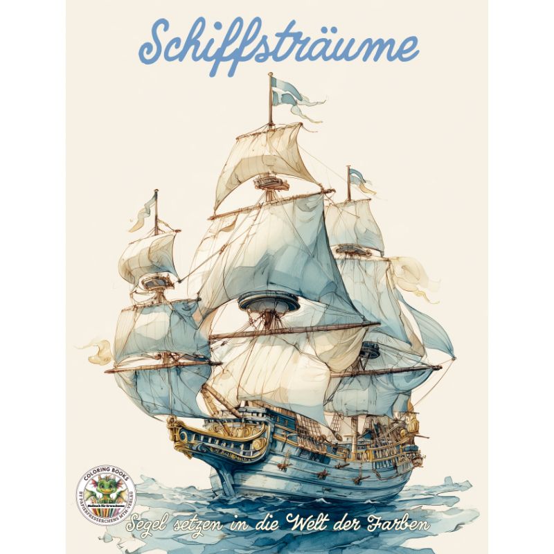 Schiffsträume - Maritimes Malbuch für Erwachsene