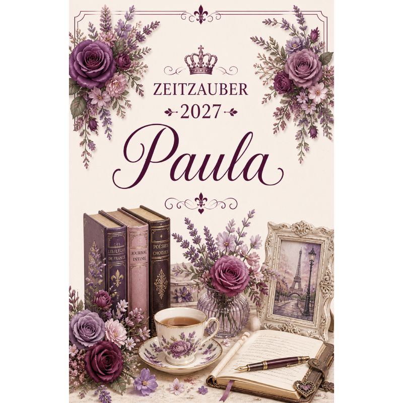 Paula Kalender 2027 - Wochenplaner, Tagebuch, für Frauen