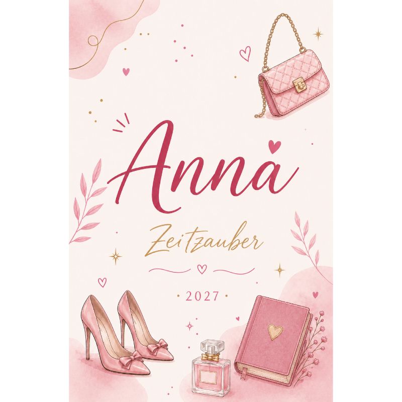 Anna Kalender 2027 - Wochenplaner, Tagebuch, für Frauen