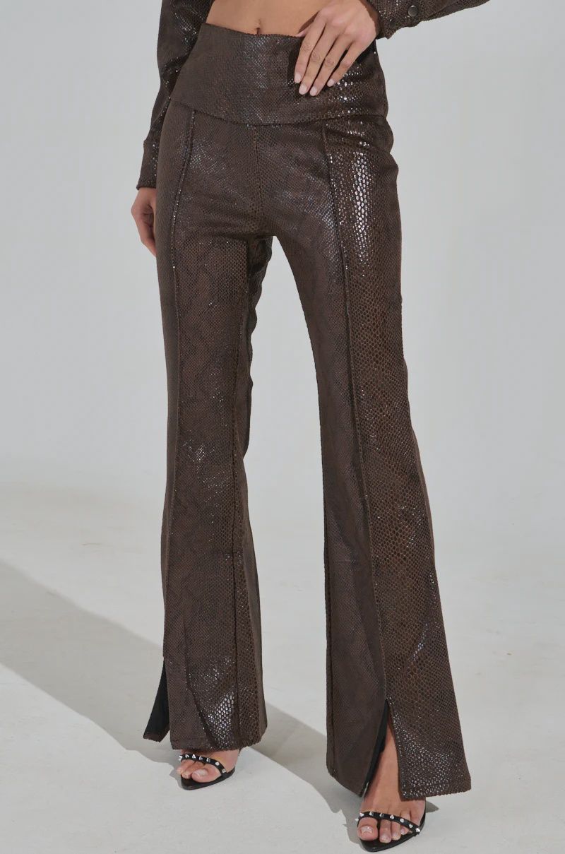Black wide leg pant
