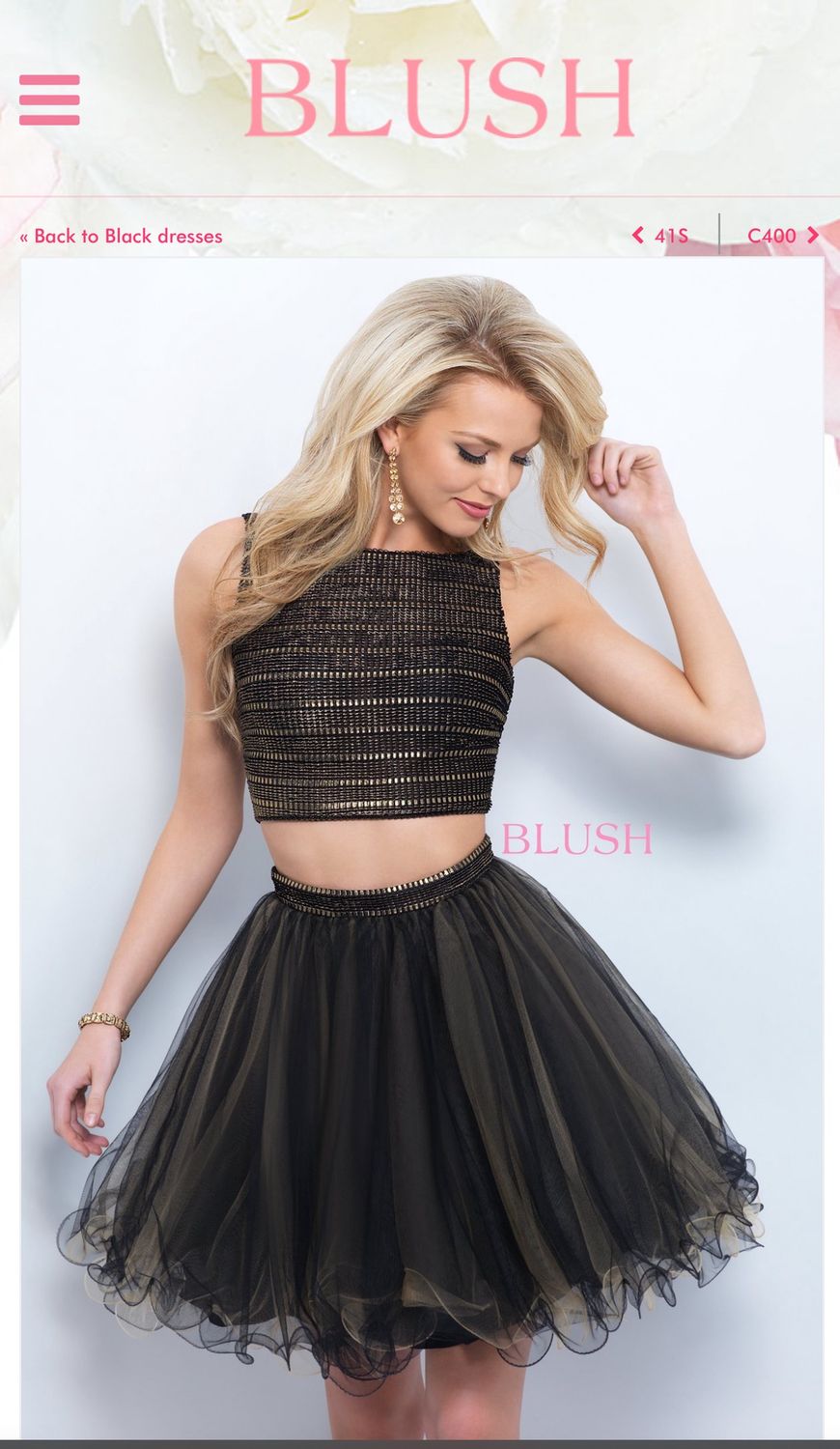 TWO PICE BLUSH11385