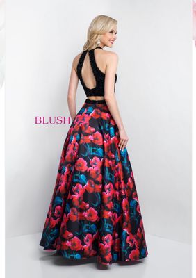 BLUSH SATIN TWO PIECE 11509