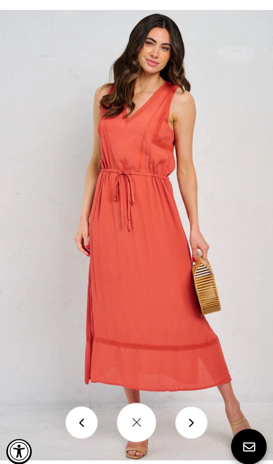 WOMEN&#39;S LONG SLEEVE OFF SHOULDER SMOCK WAIST FLORAL MAXI DRESS