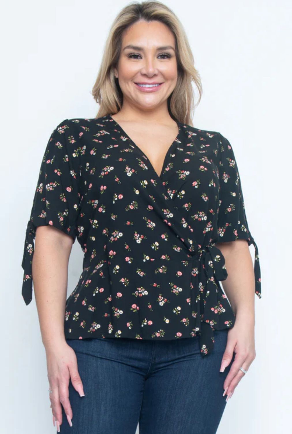 Plus Size Short Sleeve Top