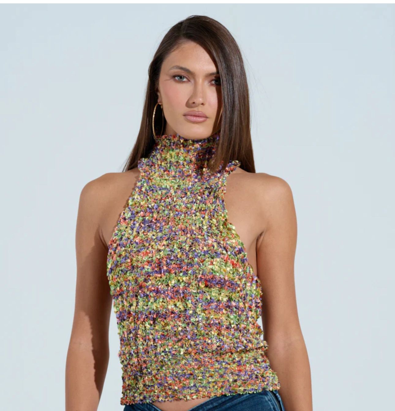 ADORE YOU MOCK NECK TANK
