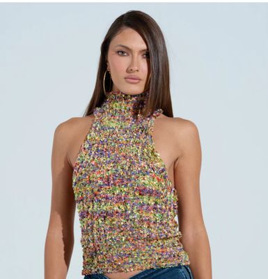 ADORE YOU MOCK NECK TANK