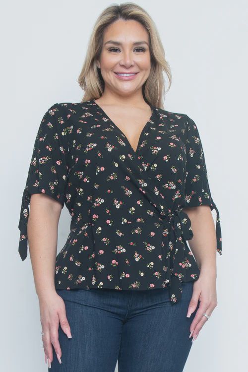 Plus Size Short Sleeve Top