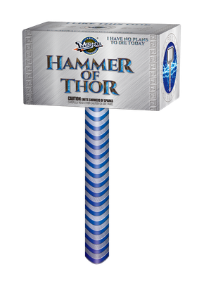 HAMMER OF THOR CANDLE/FTN COMBO