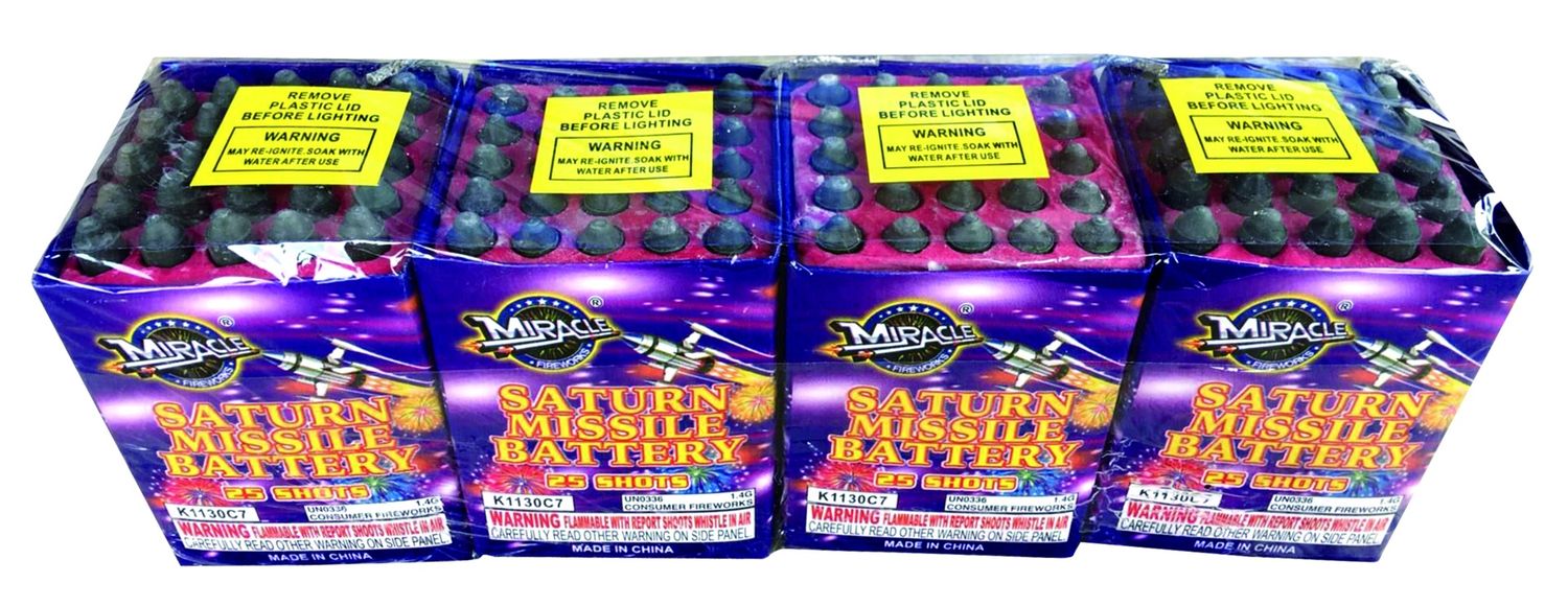 25 SHOT SATURN MISSILE BATTERY