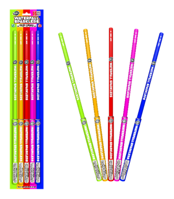 WATERFALL SPARKLERS 5 ASSORTED PCS