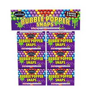 BUBBLE POPPER SNAPS 6  PK