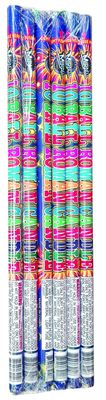 10 BALL ROMAN CANDLE ASSORTED 6PK