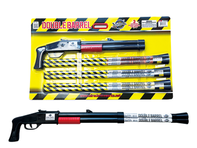 DOUBLE BARREL RE-LOADABLE CANDLE