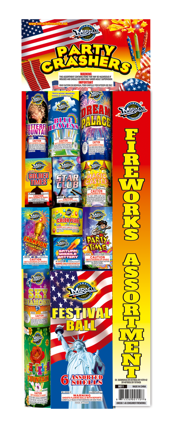 PARTY CRASHERS ASSORTMENT