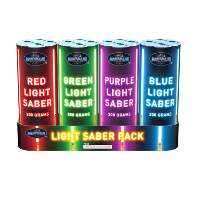 LIGHT SABER FOUNTAIN 4PK