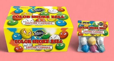 COLOR SMOKE BALL CARTON (MIRACLE)