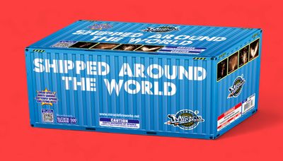 SHIPPED AROUND THE WORLD 500G FOUNTAIN
