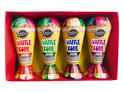WAFFLE CONE JR. 4 PK