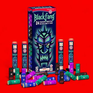 BLACK FANG 5" 60g CANISTER SHELLS 24pk