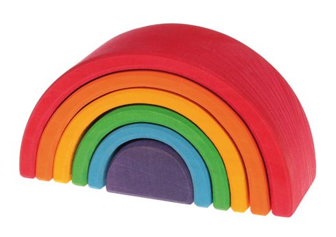 Medium Rainbow, Multi-Coloured 6 Pcs.