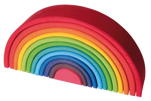 Grimms Tunnel, Rainbow, 12 Pcs.