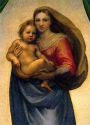 Print: The Sistine Madonna 49 x 34 cm (app 19&quot; x 13&quot;) medium