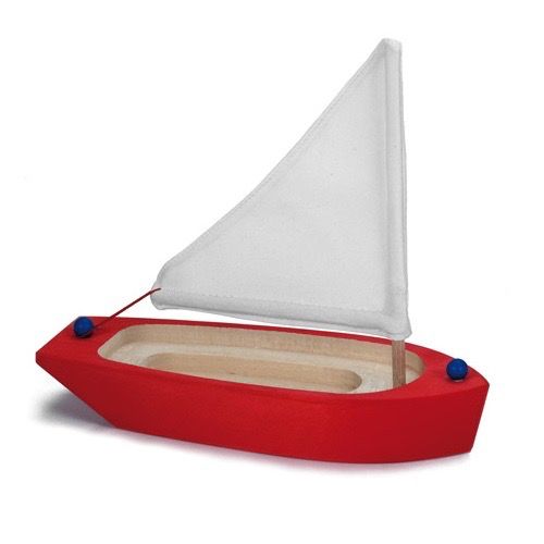 Sailing Boat, Red