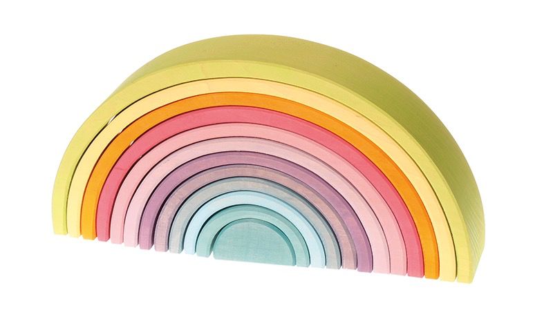 Tunnel, pastels 12 pcs (large rainbow)
