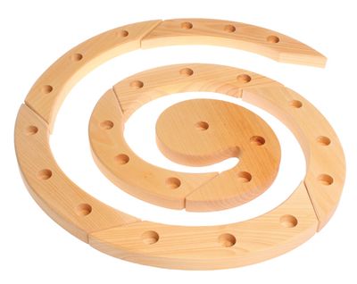 Wooden Birthday And Advent Spiral, Natural