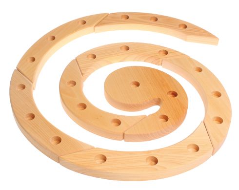 Wooden Birthday And Advent Spiral, Natural
