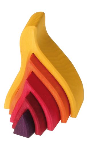 Small Fire, Yellow-Red 5 Pcs.