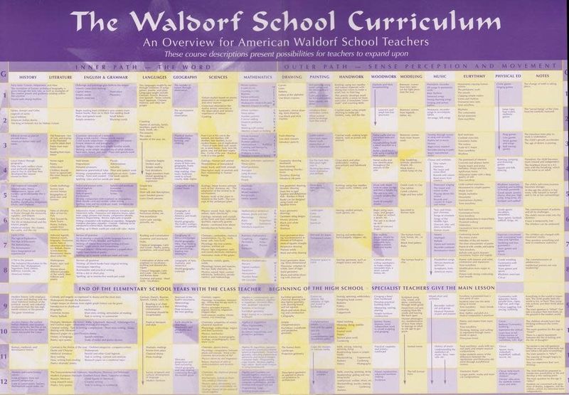 Curriculum Chart, small 12”x17”