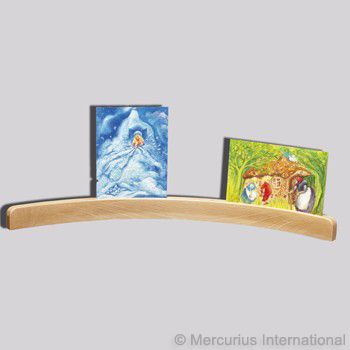 Wooden cardholder curved large 50cm