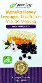 Green Bay Manuka Honey Lozenge-blackcurrent22g