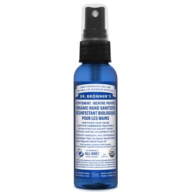 Dr. Bronner’s Peppermint hand sanitizer 59ml