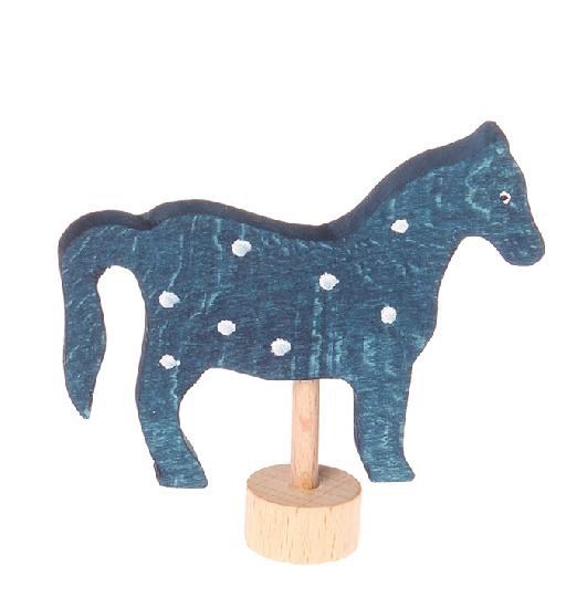 Deco Horse Blue