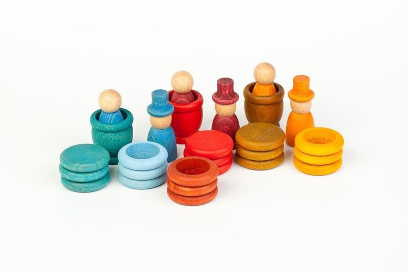 Wood Summer Nins, Mates, Rings and Coins