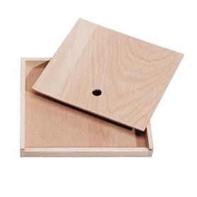 Wooden pencil case empty large fits 18 pencil crayon