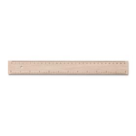 Wooden ruler 30cm / 12 inch from FSC